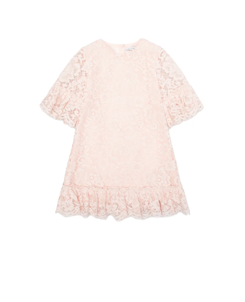 Платье Dolce&Gabbana Kids L22DM8-HLMEA-, розовый цвет • Купить в интернет-магазине Kameron