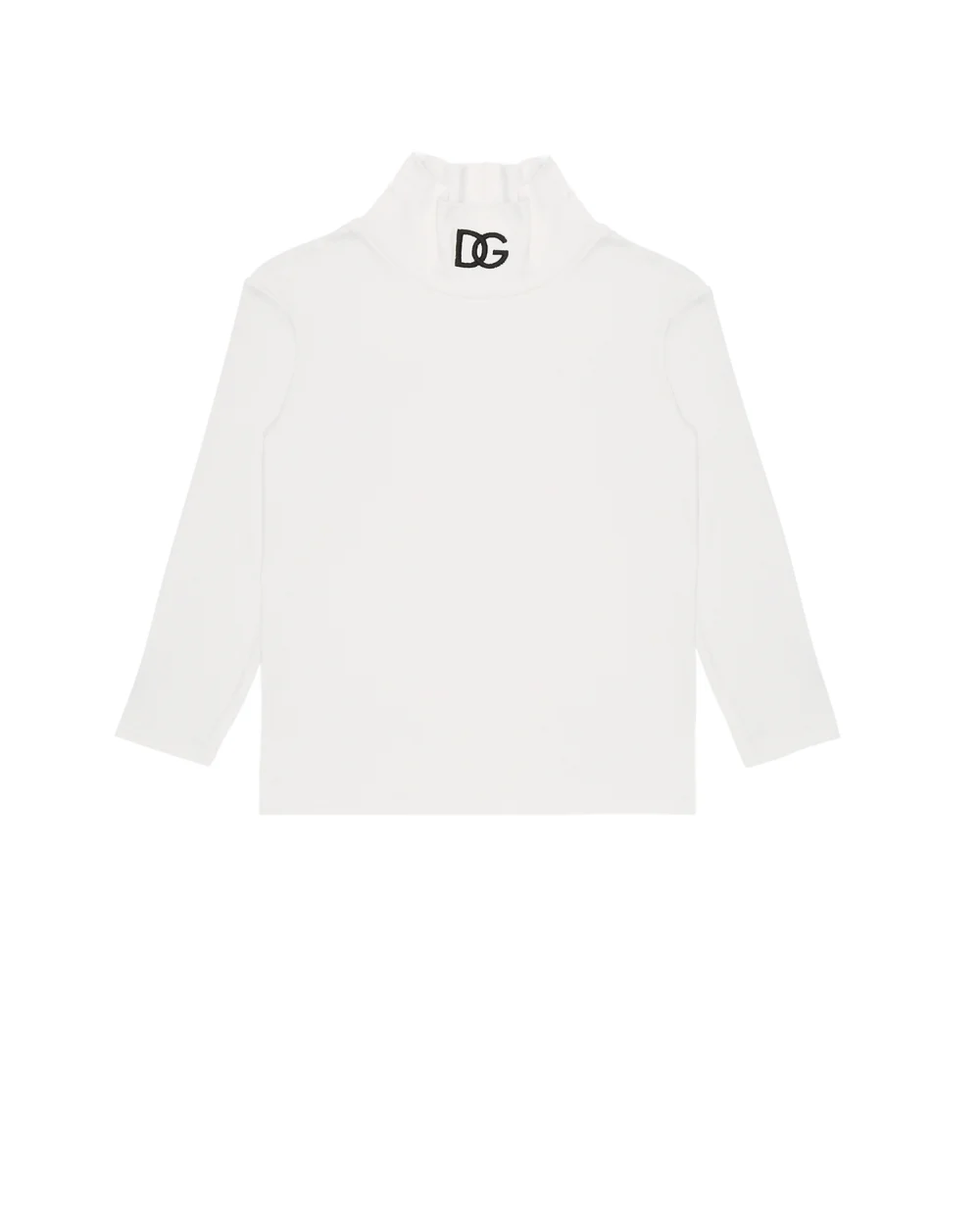 Гольф Dolce&Gabbana Kids L4JTDL-G7A6S-S, белый цвет • Купить в интернет-магазине Kameron