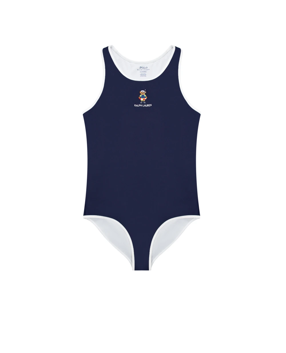 Детский купальник Polo Bear Polo Ralph Lauren Kids 311734873001, синий цвет • Купить в интернет-магазине Kameron