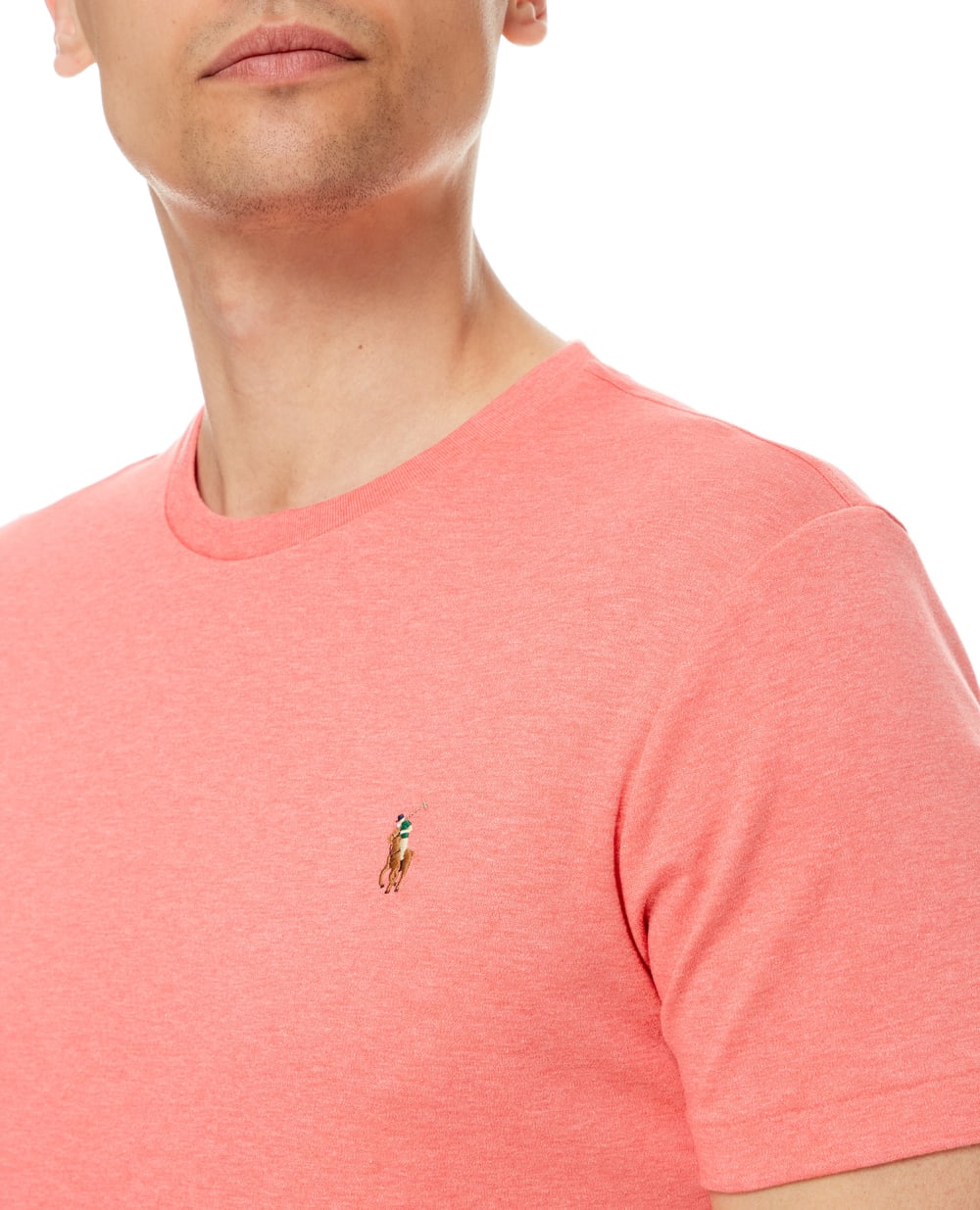 Футболка Polo Ralph Lauren 710740727033, коралловый цвет • Купить в интернет-магазине Kameron