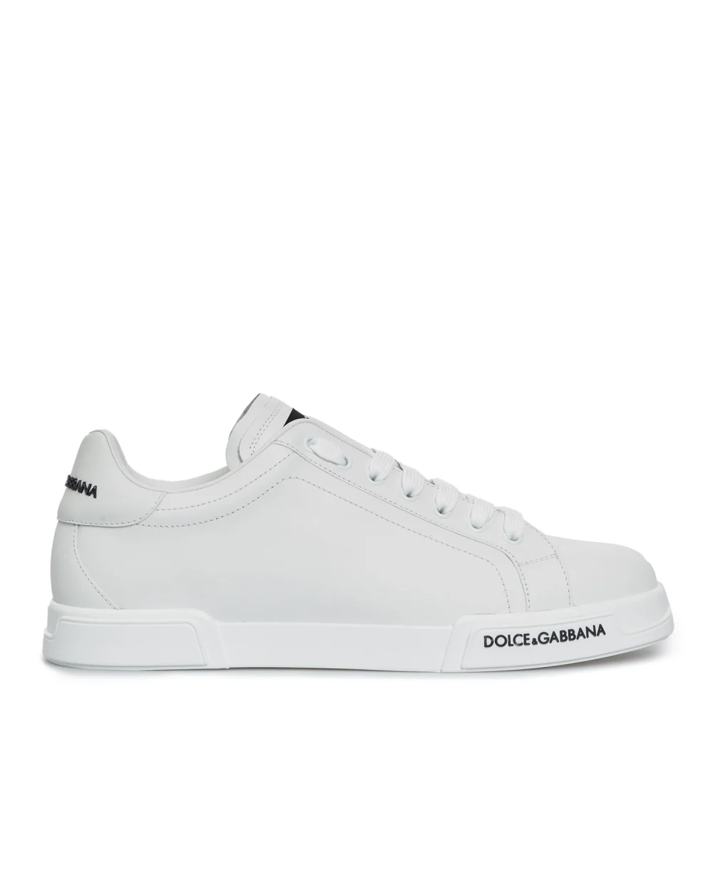 Кеди Portofino зі шкіри Dolce&Gabbana CS2213-AA335, білий колір • Купити в інтернет-магазині Kameron