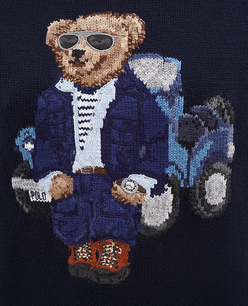 Свитер Polo Bear Polo Ralph Lauren 710934022001, темно-синий цвет • Купить в интернет-магазине Kameron