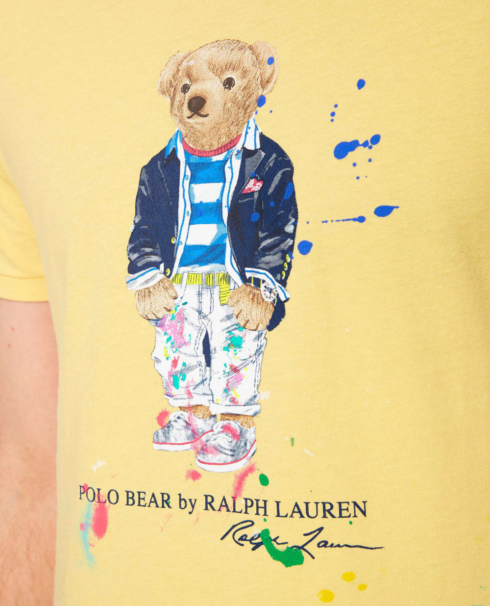 Футболка Polo Ralph Lauren 710858031002, желтый цвет • Купить в интернет-магазине Kameron