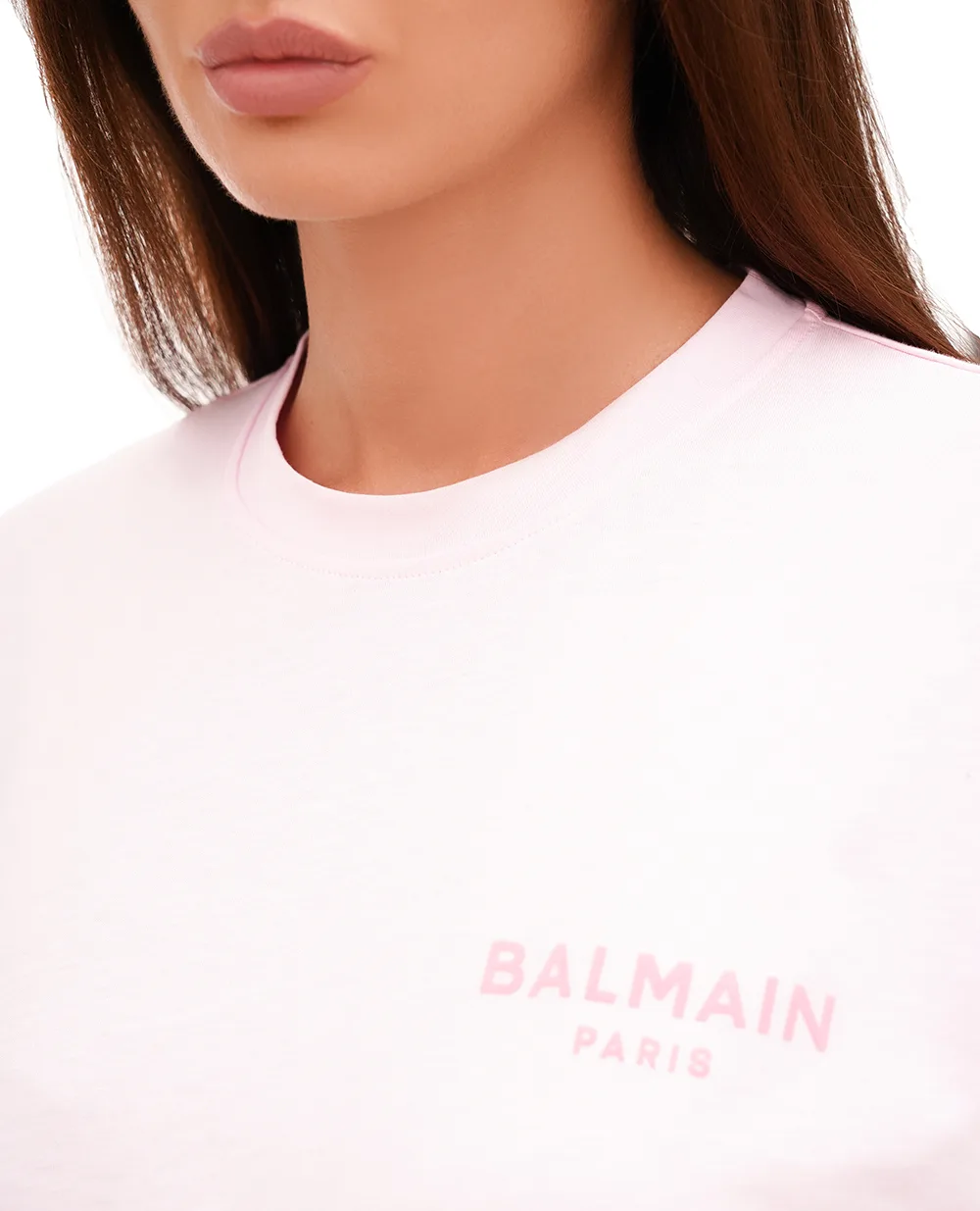 Футболка Balmain DF1EF010BB01, розовый цвет • Купить в интернет-магазине Kameron