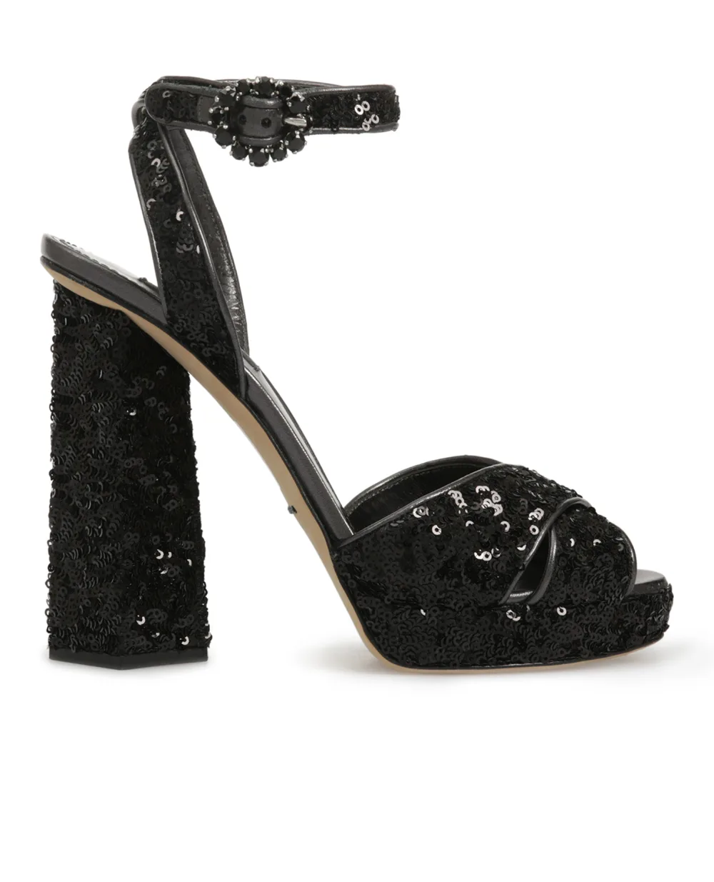 Босоножки Dolce&Gabbana CR0407-AG935, черный цвет • Купить в интернет-магазине Kameron
