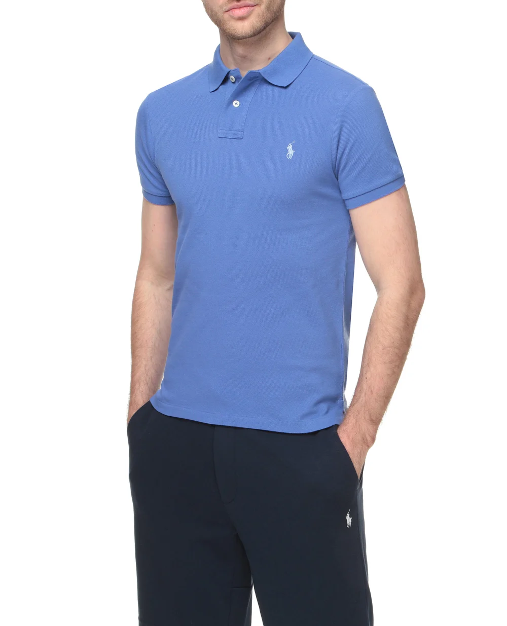 Поло Polo Ralph Lauren 710536856310, синий цвет • Купить в интернет-магазине Kameron