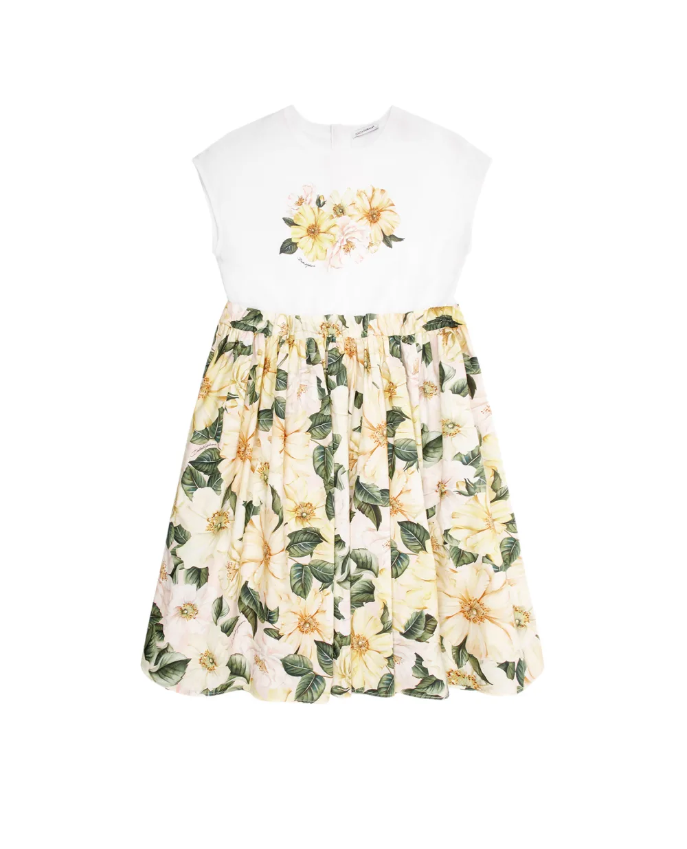 Платье Dolce&Gabbana Kids L5JD1S-G7WTJ-B, разноцветный цвет • Купить в интернет-магазине Kameron