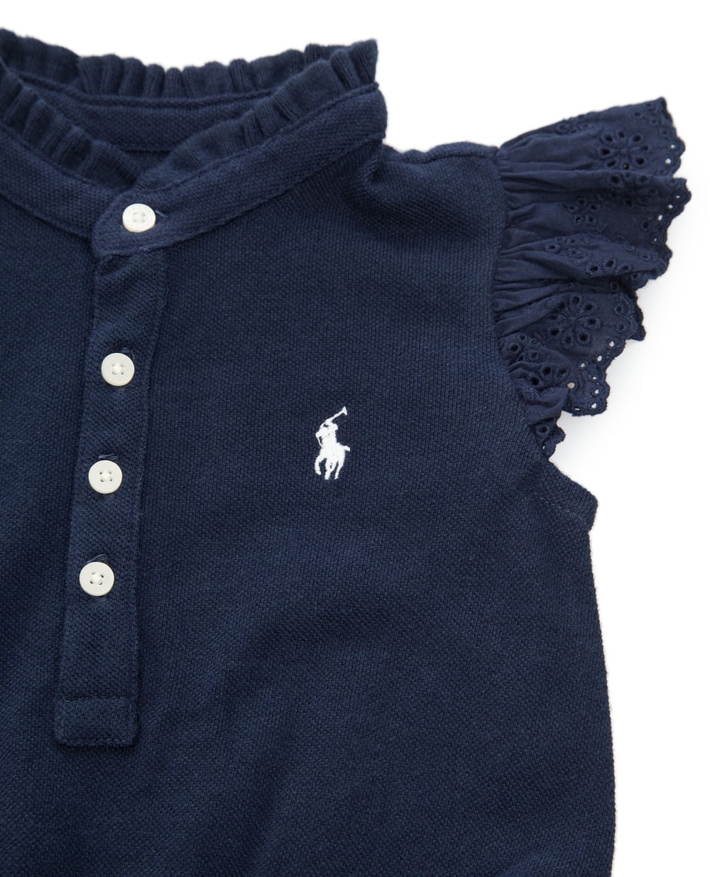Детский ромпер Polo Ralph Lauren Kids 310735955006, синий цвет • Купить в интернет-магазине Kameron