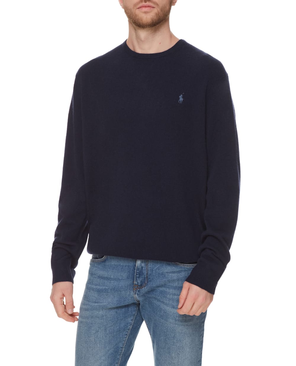 Шерстяной джемпер Polo Ralph Lauren 710667378004, синий цвет • Купить в интернет-магазине Kameron