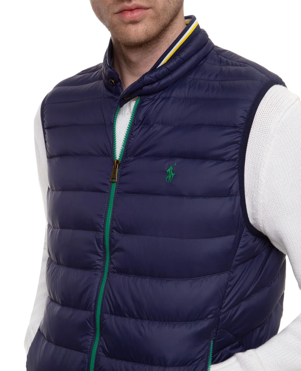 Пуховой жилет Polo Ralph Lauren 740667002, синий цвет • Купить в интернет-магазине Kameron