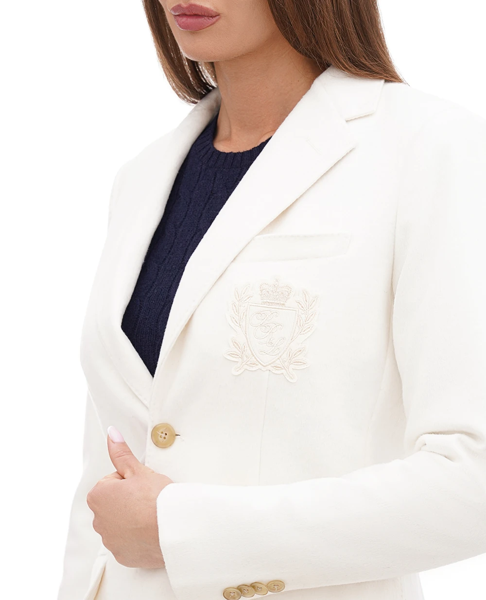 Жакет Polo Ralph Lauren 211916135001, белый цвет • Купить в интернет-магазине Kameron