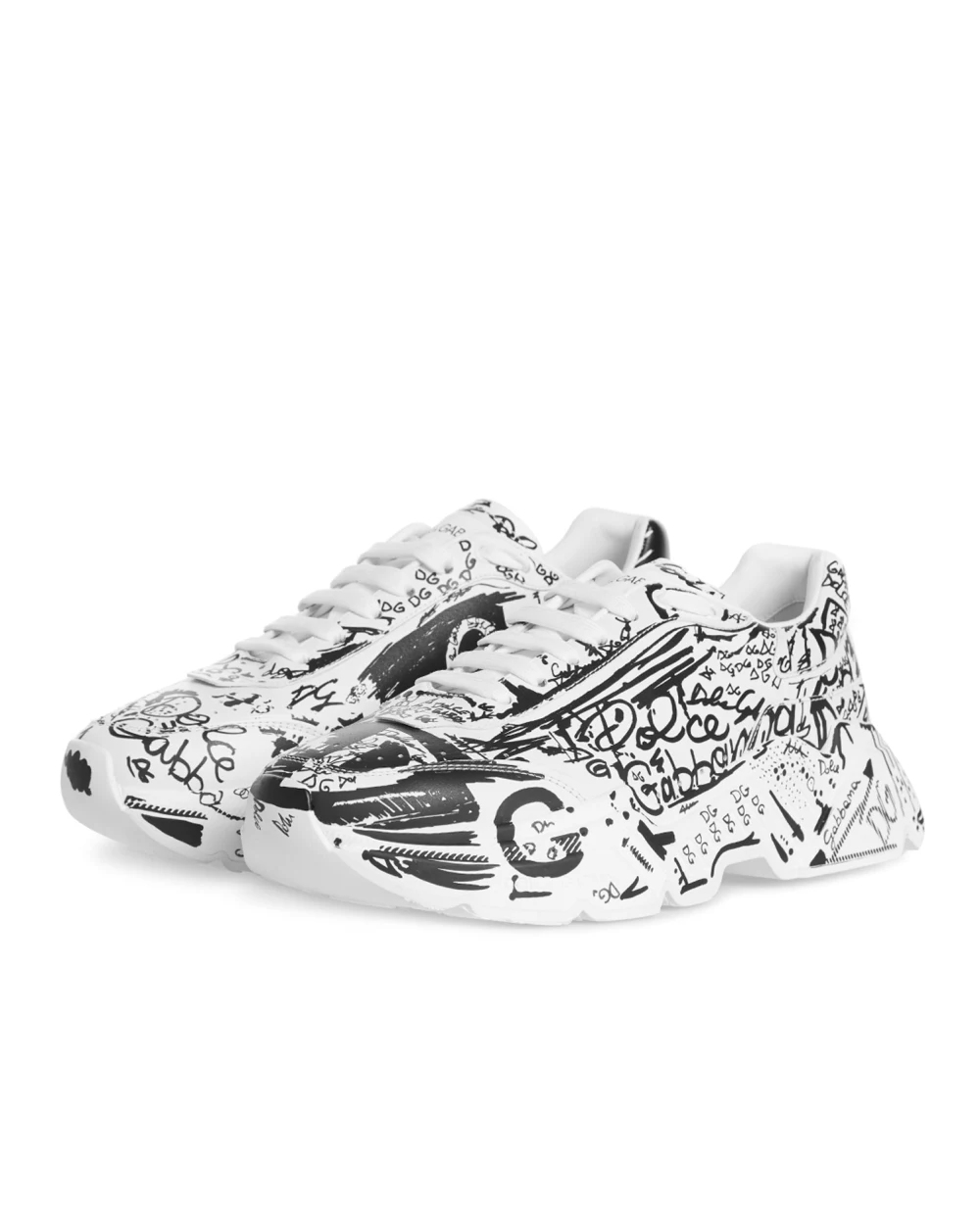 Кожаные кроссовки Daymaster Dolce&Gabbana CS1791-AO773, разноцветный цвет • Купить в интернет-магазине Kameron