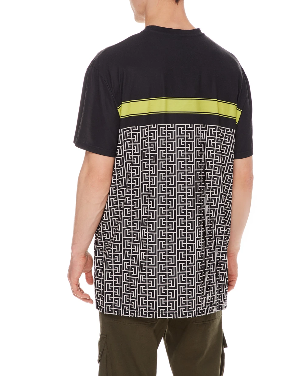 Футболка Balmain VH0EH000G054, черный цвет • Купить в интернет-магазине Kameron