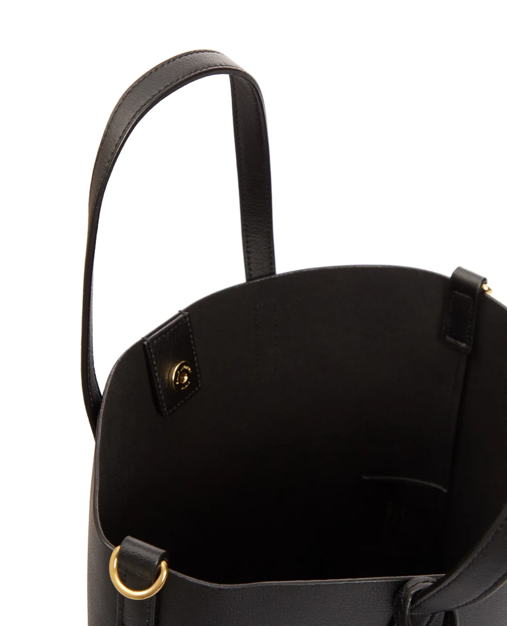 Кожаная сумка Shopping Toy Saint Laurent 600307-CSV0J, черный цвет • Купить в интернет-магазине Kameron