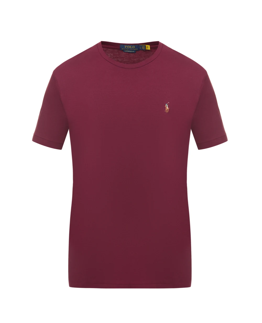 Футболка Polo Ralph Lauren 710740727014, бордовый цвет • Купить в интернет-магазине Kameron