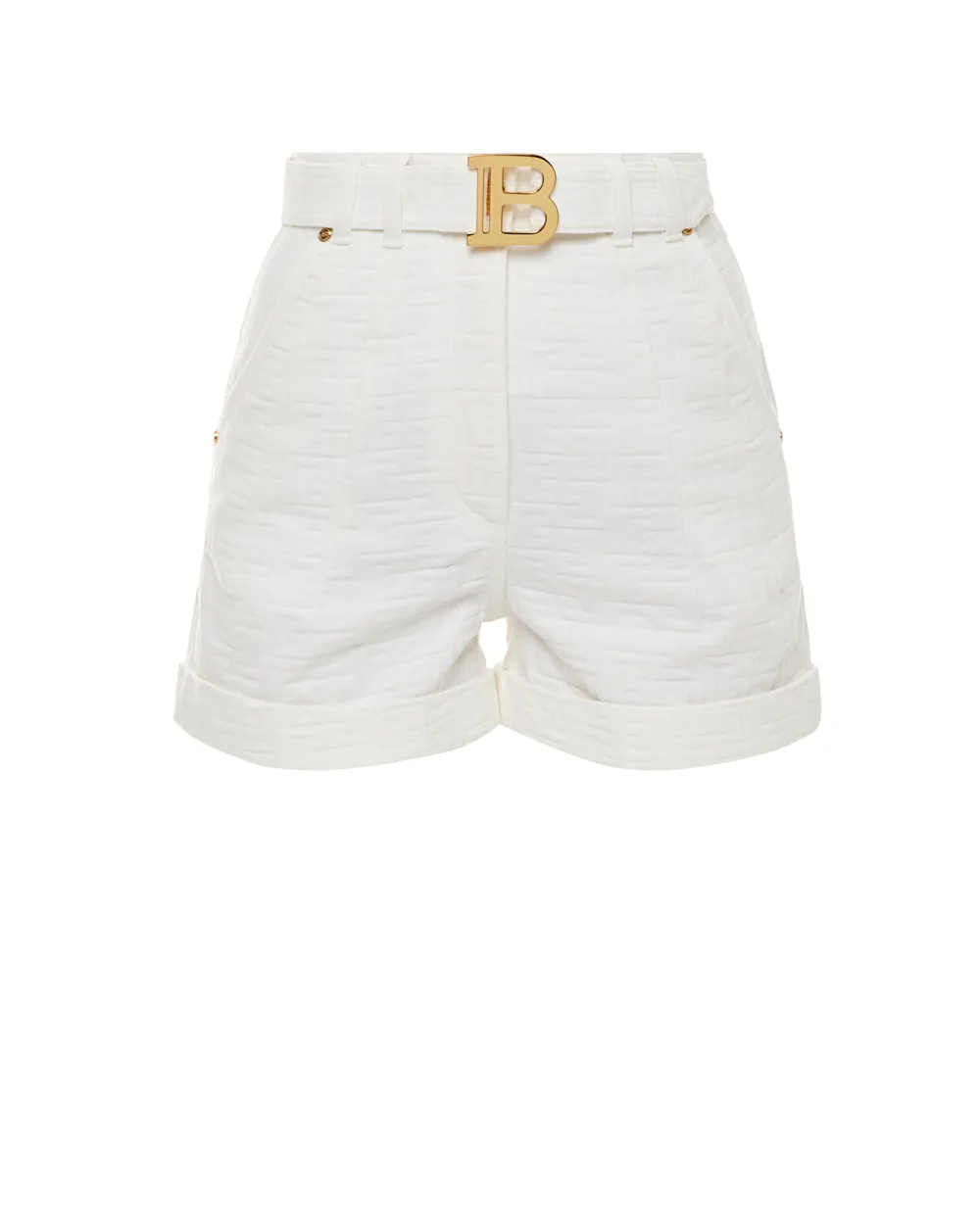 Шорты Balmain XF1MA040DB54, белый цвет • Купить в интернет-магазине Kameron