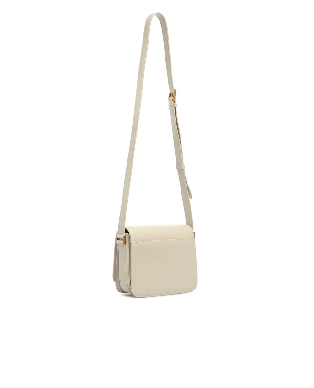 Кожаная сумка Le 61 small Saint Laurent 568569-02G0W-, белый цвет • Купить в интернет-магазине Kameron