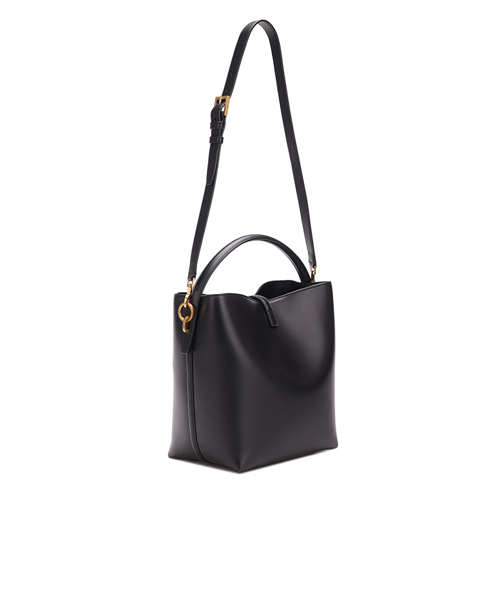 Кожаная сумка Le 37 Saint Laurent 742828-2R20W, черный цвет • Купить в интернет-магазине Kameron