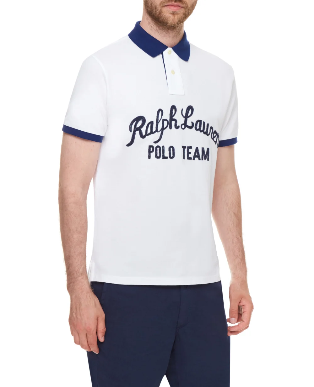Поло Polo Ralph Lauren 710835794001, белый цвет • Купить в интернет-магазине Kameron