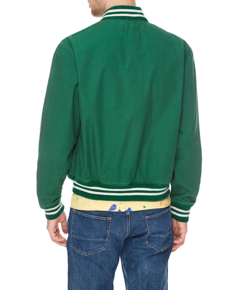Бомбер Polo Ralph Lauren 710861968001, зеленый цвет • Купить в интернет-магазине Kameron