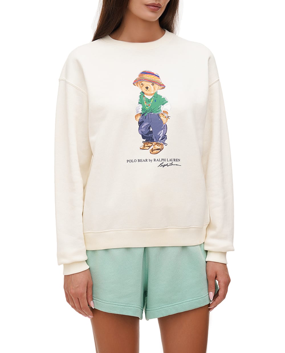 Свитшот Polo Bear Polo Ralph Lauren 211935618001, бежевый цвет • Купить в интернет-магазине Kameron