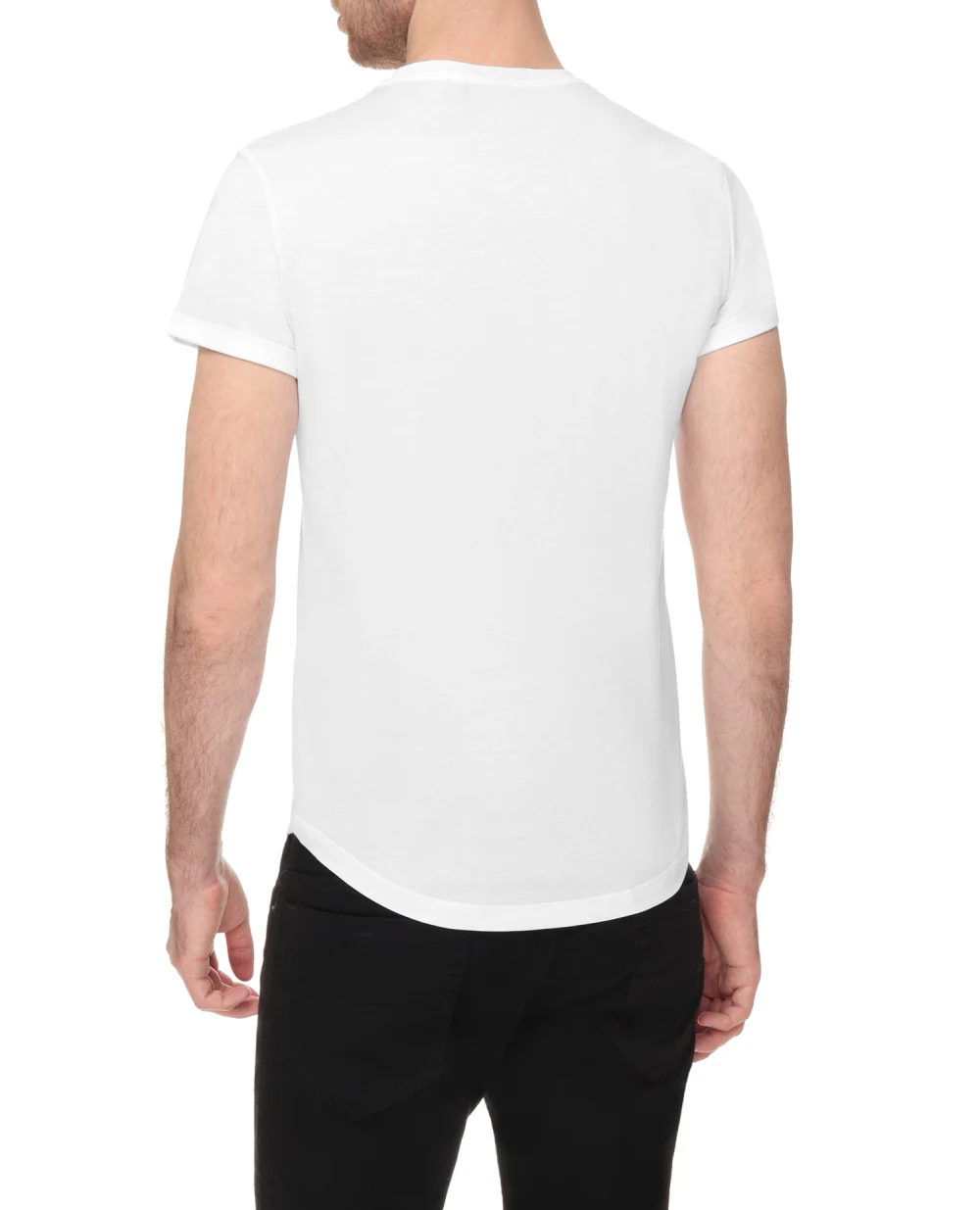 Футболка Balmain VH1EF010B030, белый цвет • Купить в интернет-магазине Kameron
