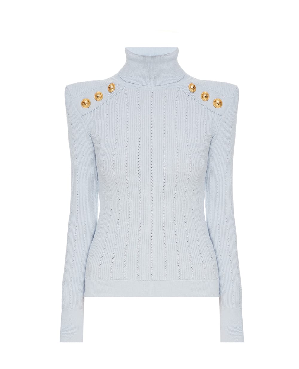 Гольф Balmain WF1KH000K211, голубой цвет • Купить в интернет-магазине Kameron