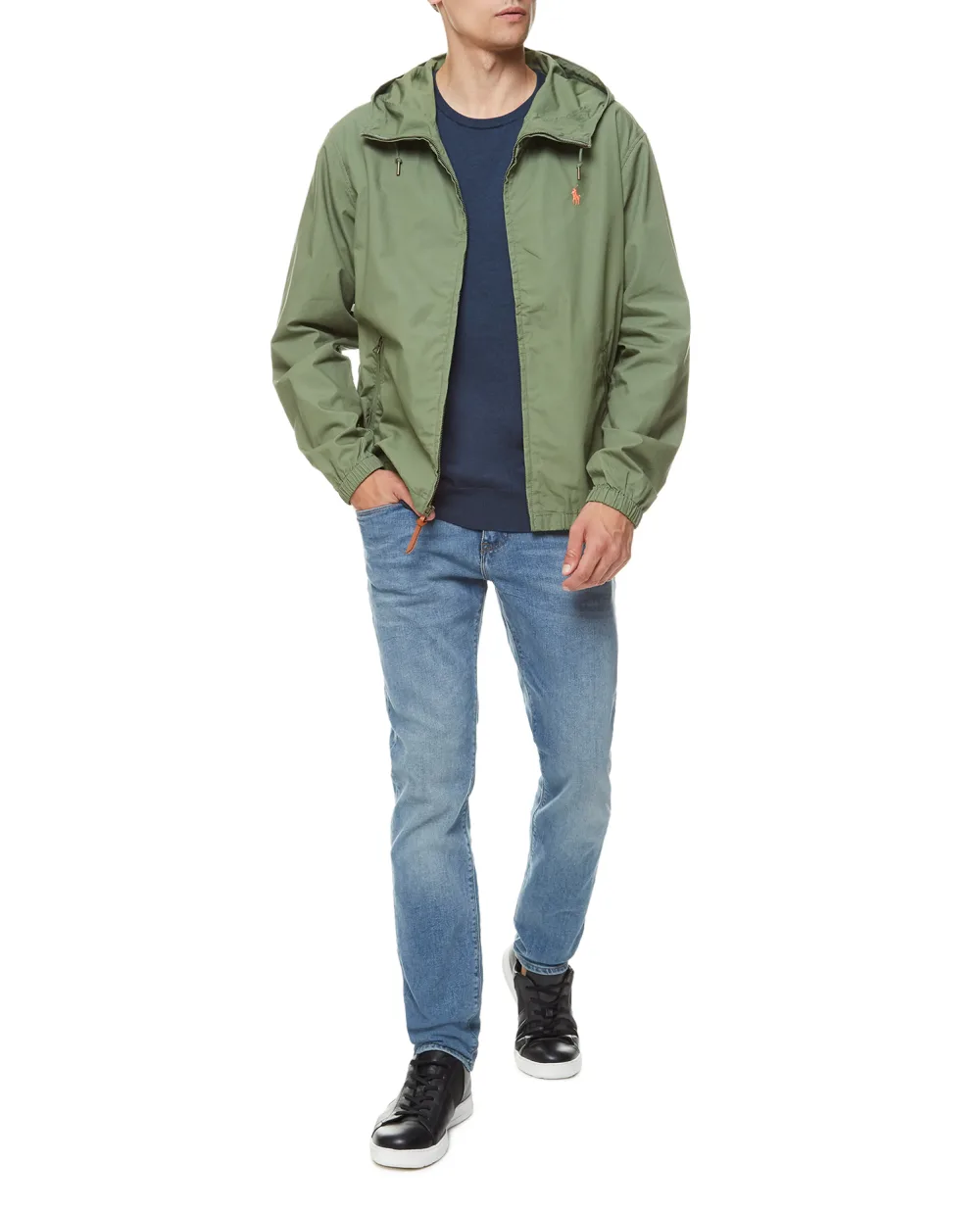 Ветровка Polo Ralph Lauren 710832204005, оливковый цвет • Купить в интернет-магазине Kameron