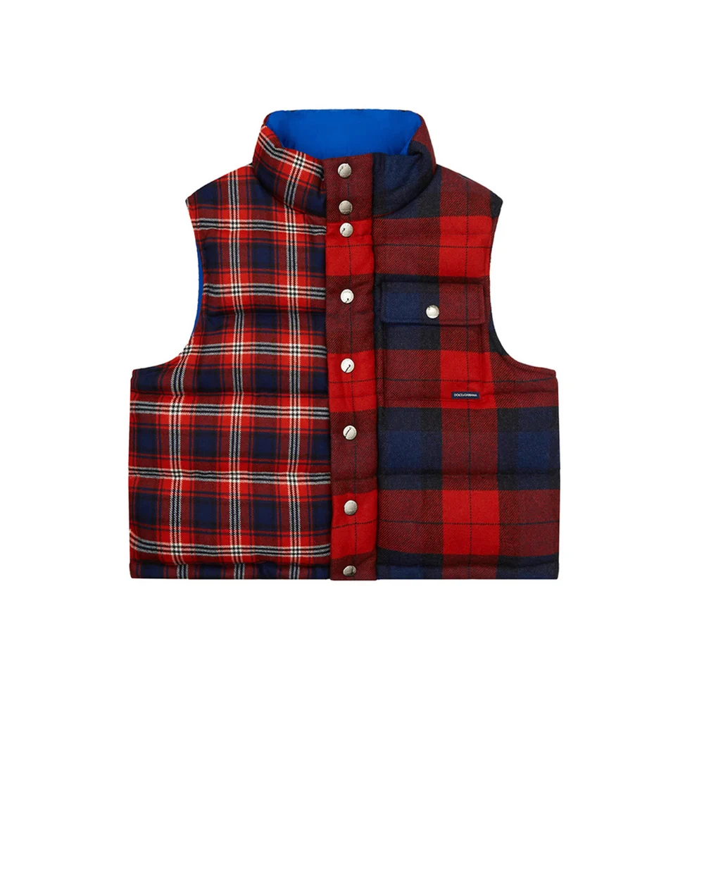 Пуховой жилет Dolce&Gabbana Kids L4JB2W-G7A4A-S, разноцветный цвет • Купить в интернет-магазине Kameron