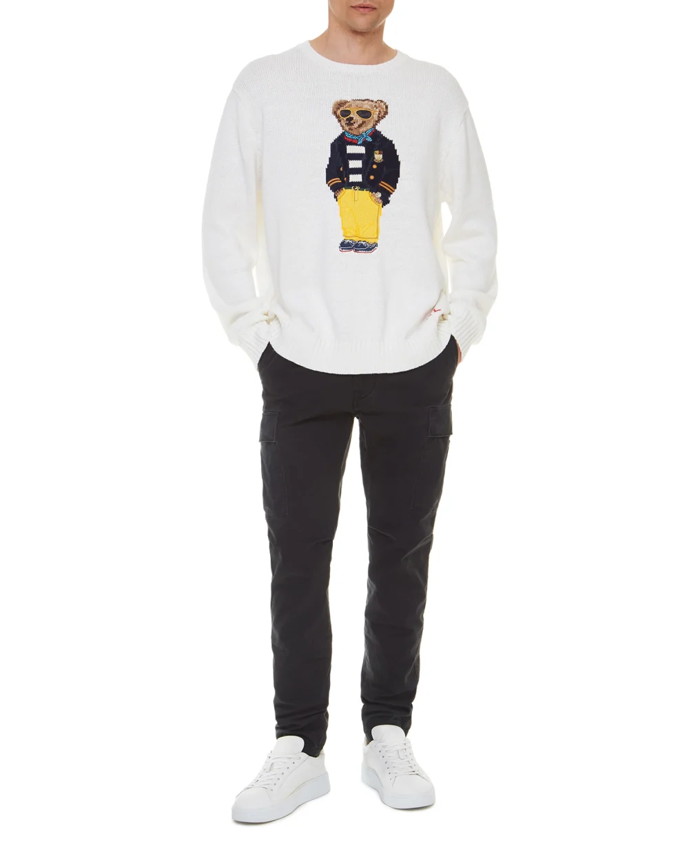 Свитер Polo Ralph Lauren 710834686001, белый цвет • Купить в интернет-магазине Kameron