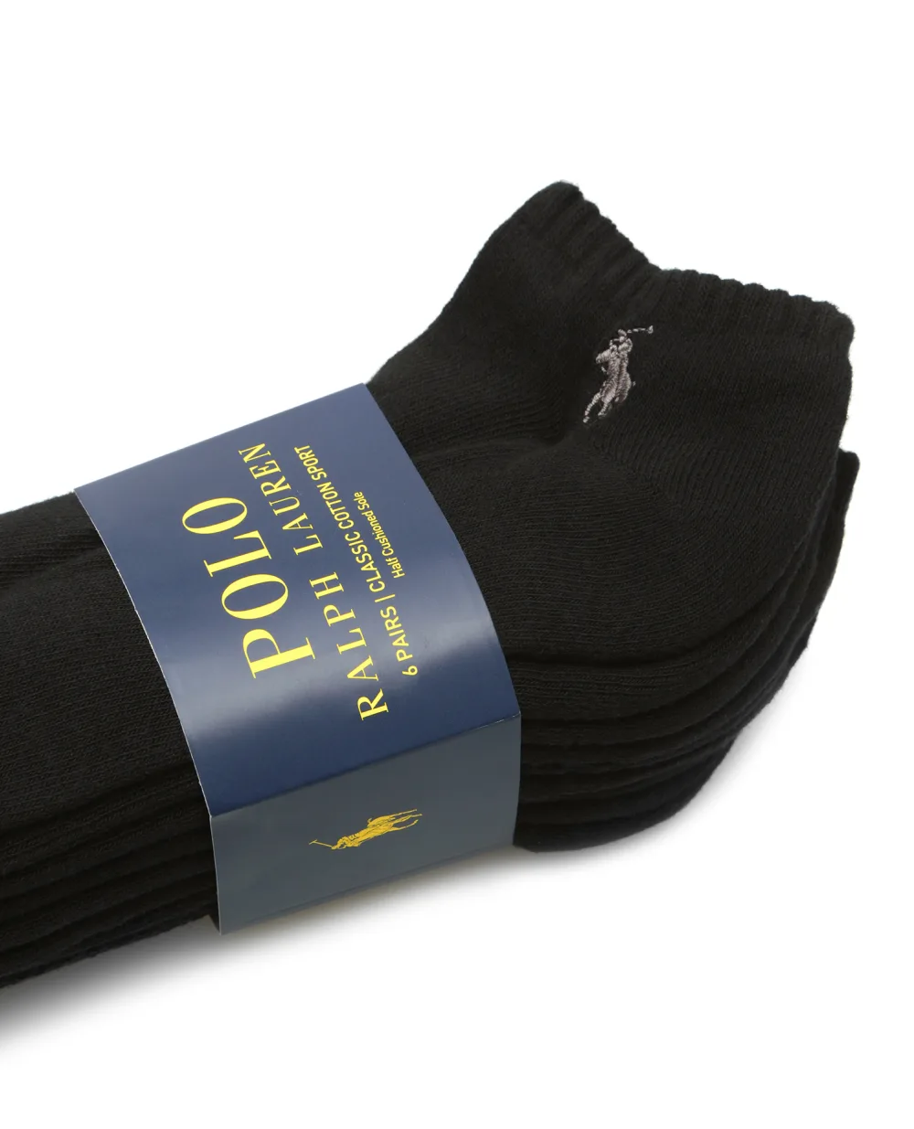 Носки (6 пар) Polo Ralph Lauren 449723765001, черный цвет • Купить в интернет-магазине Kameron