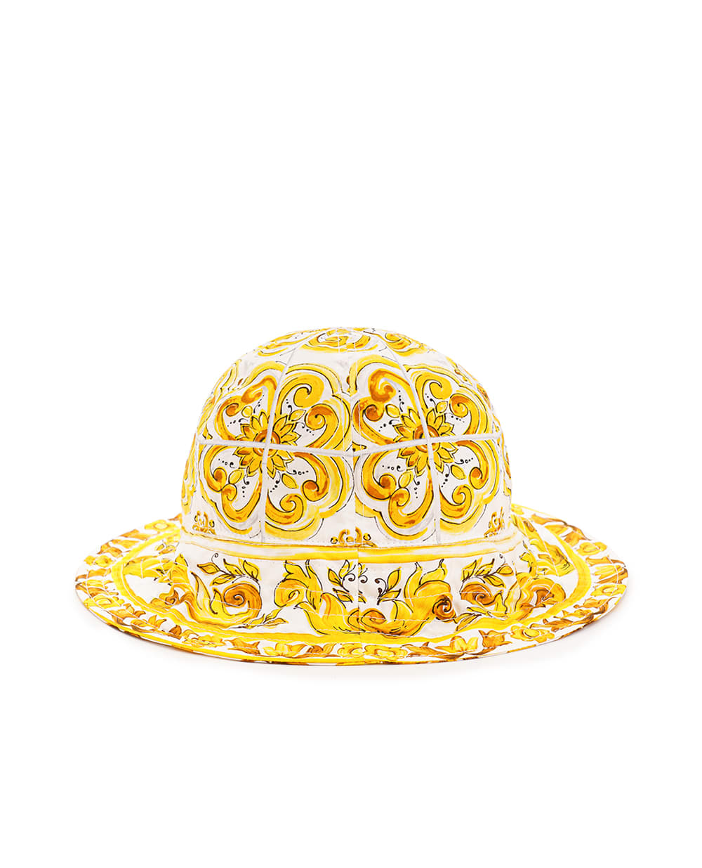 Детская панама Dolce&Gabbana Kids LB4H48-G7E1J, желтый цвет • Купить в интернет-магазине Kameron