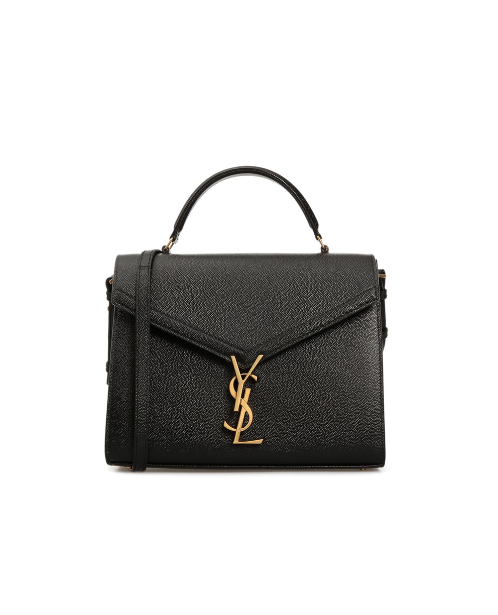Кожаная сумка Cassandra Medium Saint Laurent 623931-BOW0W-, черный цвет • Купить в интернет-магазине Kameron