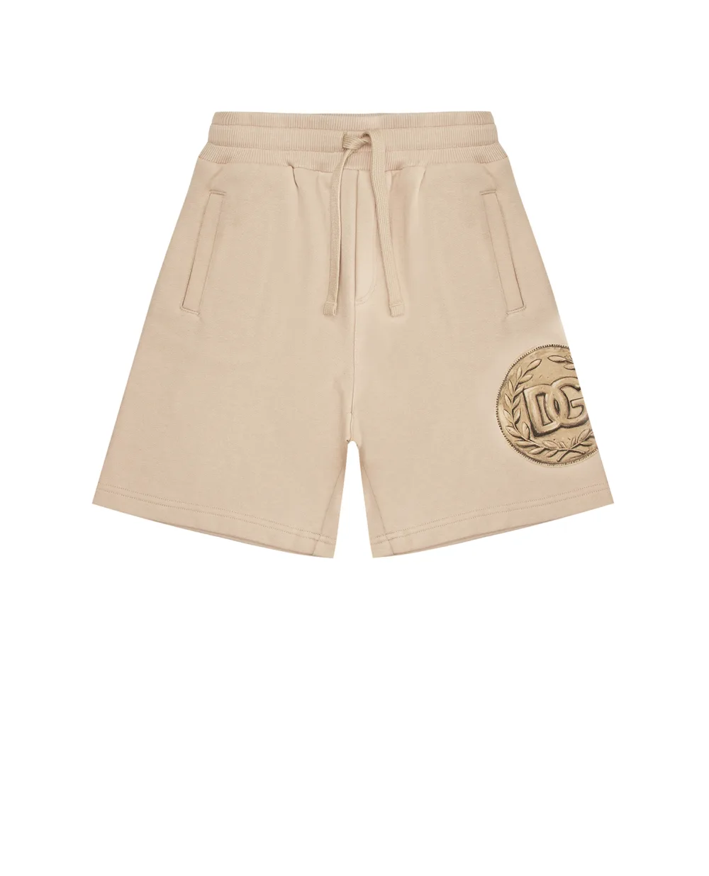 Детские шорты (костюм) Dolce&Gabbana Kids L4JQR4-G7KXX-S, бежевый цвет • Купить в интернет-магазине Kameron