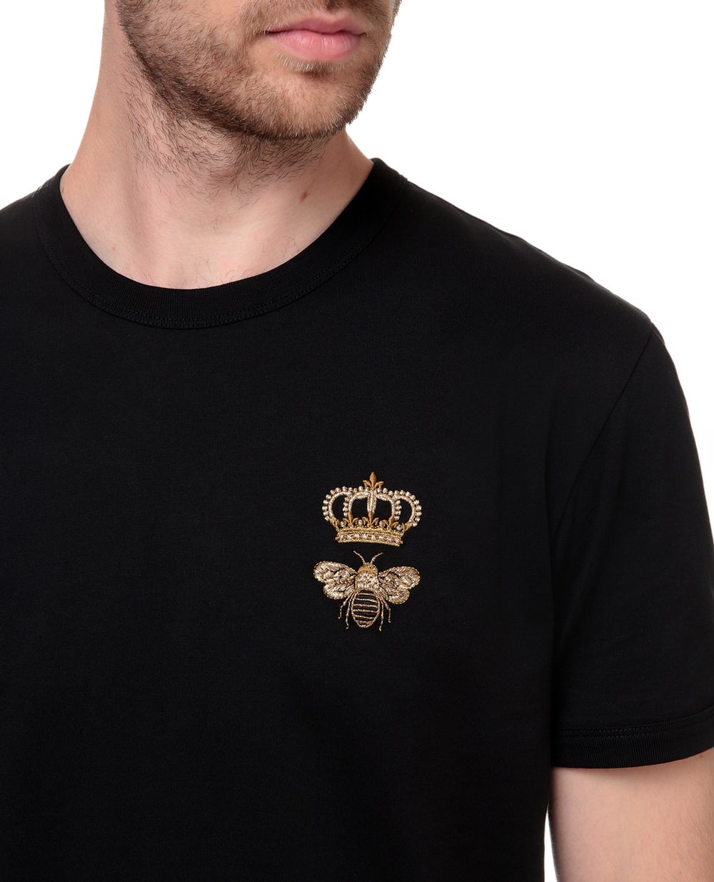 Футболка Dolce&Gabbana G8JX7Z-G7WUQ, черный цвет • Купить в интернет-магазине Kameron