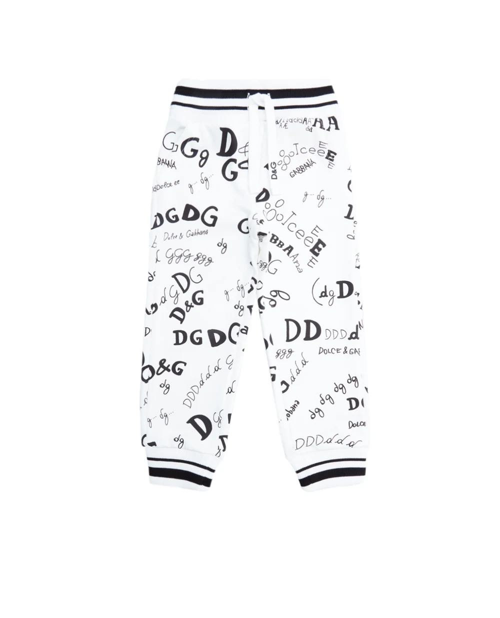 Спортивные брюки Dolce&Gabbana Kids L5JP4A-HS7D6-B, белый цвет • Купить в интернет-магазине Kameron