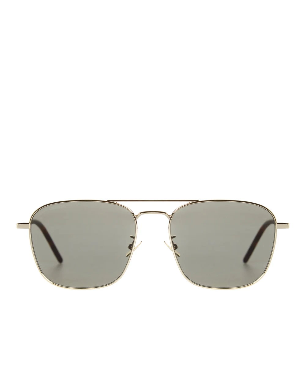 Солнцезащитные очки Saint Laurent 587254-Y9902-, золотой цвет • Купить в интернет-магазине Kameron