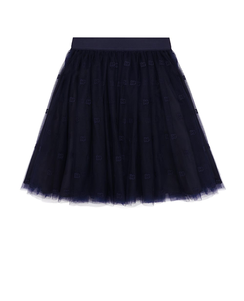 Детская юбка Dolce&Gabbana Kids L54I61-HLM8T-S, темно-синий цвет • Купить в интернет-магазине Kameron