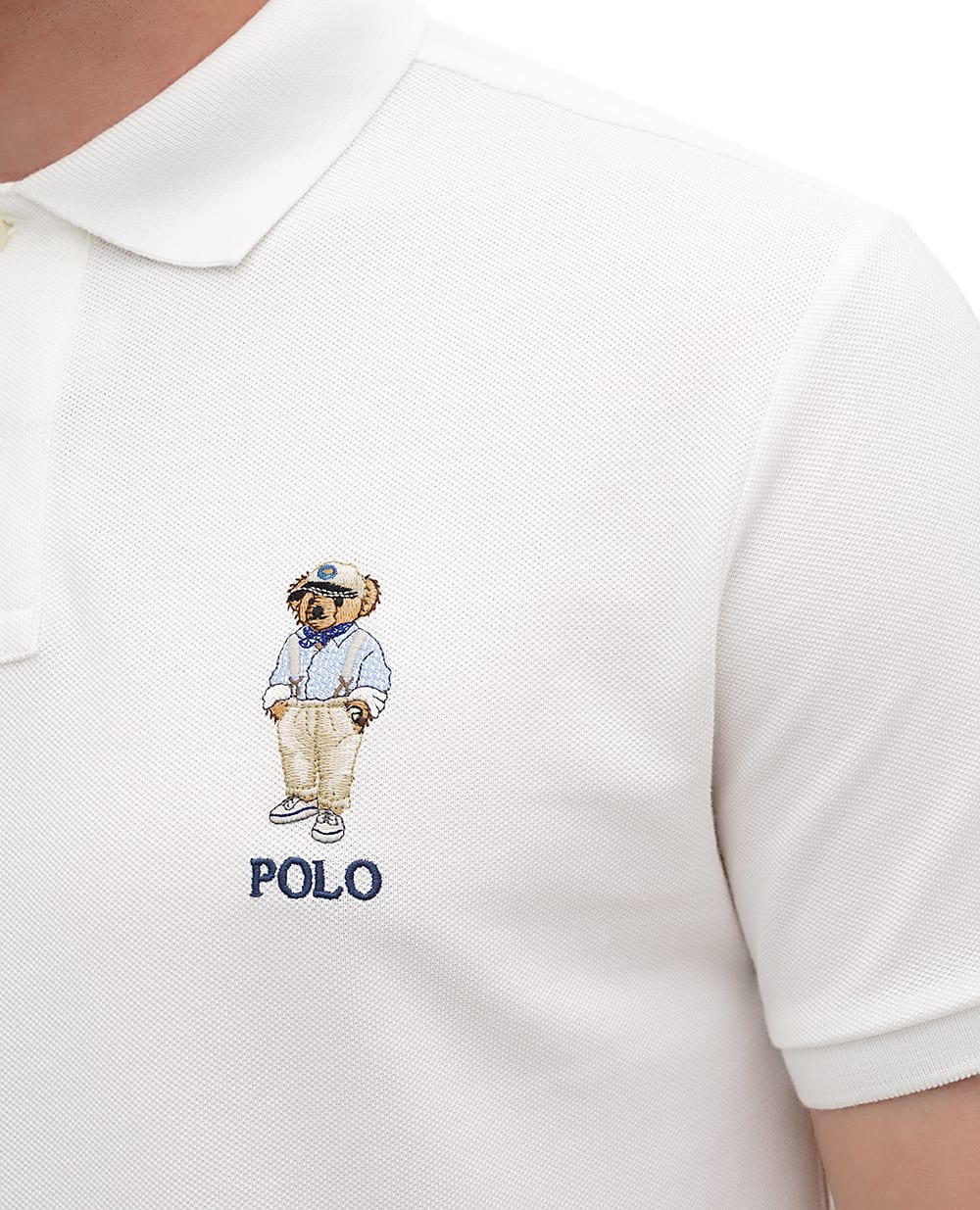 Поло Polo Bear Polo Ralph Lauren 710853312026, белый цвет • Купить в интернет-магазине Kameron