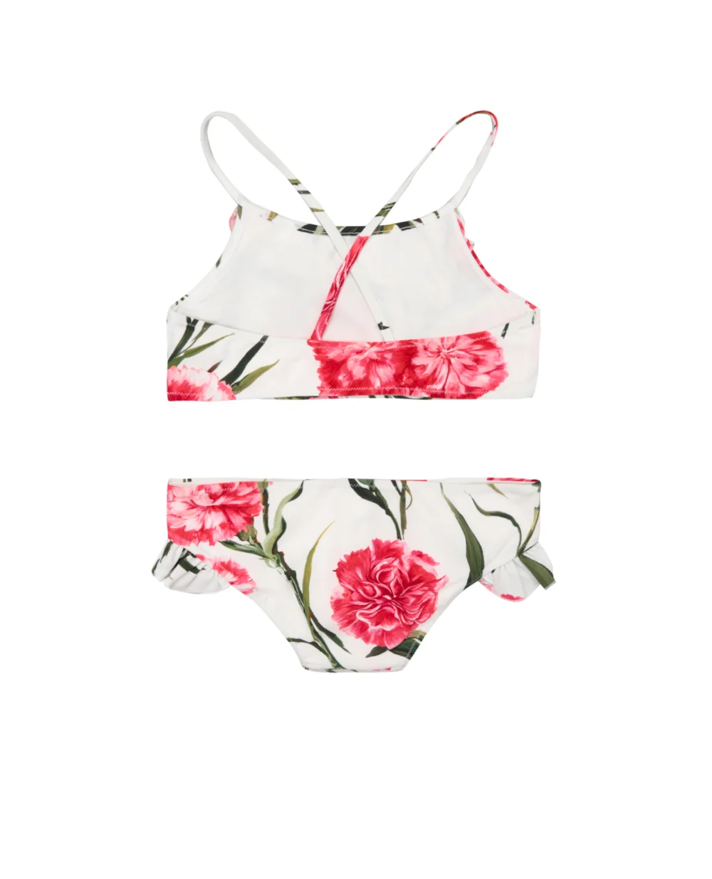 Детский купальник Dolce&Gabbana Kids L5J833-FSG5T-B, белый цвет • Купить в интернет-магазине Kameron