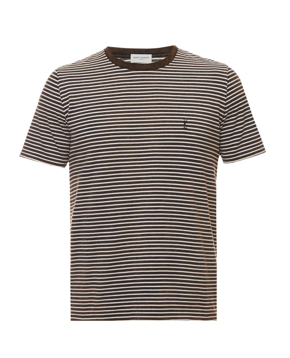 Футболка Saint Laurent 644058-YBYQ2, коричневый цвет • Купить в интернет-магазине Kameron
