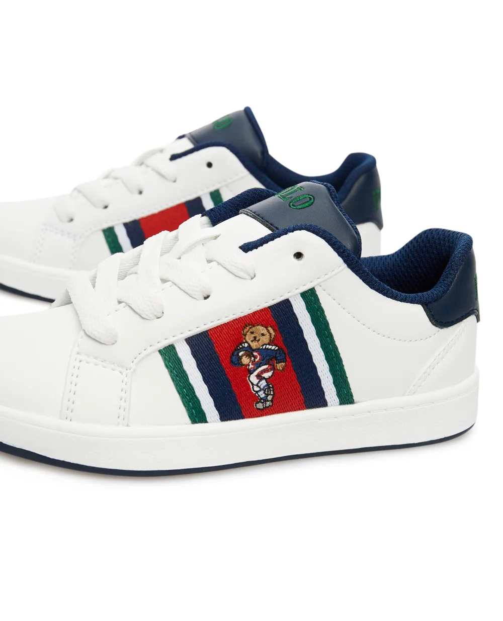 Сникеры Polo Ralph Lauren Kids RF102541-J, белый цвет • Купить в интернет-магазине Kameron