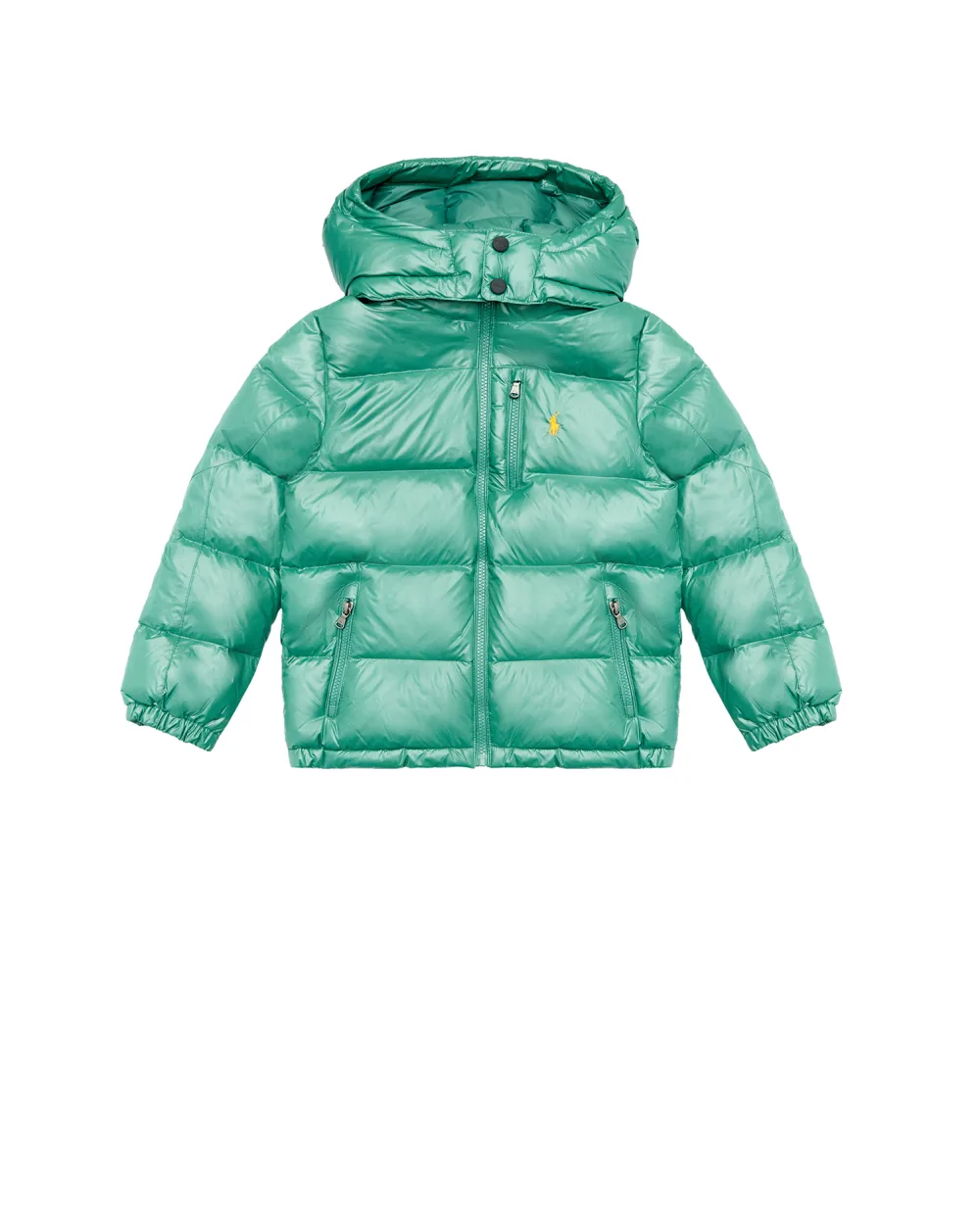Детский пуховик Polo Ralph Lauren Kids 323854454002, зеленый цвет • Купить в интернет-магазине Kameron