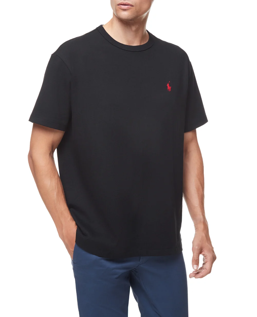 Футболка Polo Ralph Lauren 710811284001, черный цвет • Купить в интернет-магазине Kameron
