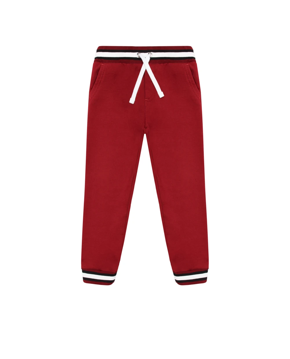 Спортивные брюки Dolce&Gabbana Kids L4JPR7-G7XQC-S, бордовый цвет • Купить в интернет-магазине Kameron