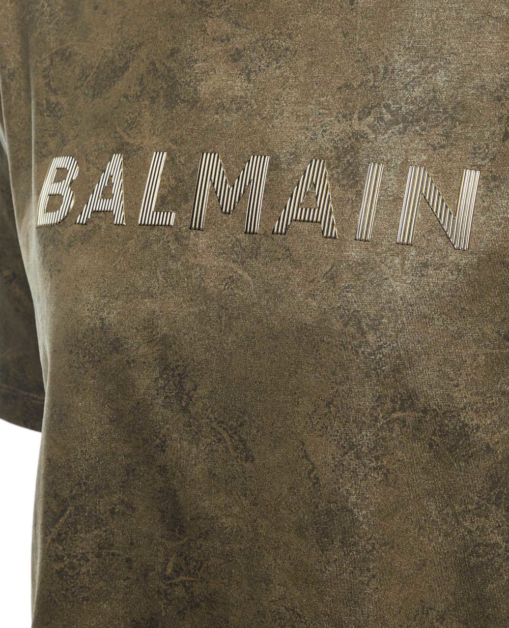Футболка Balmain AF1EE024BC20, зеленый цвет • Купить в интернет-магазине Kameron