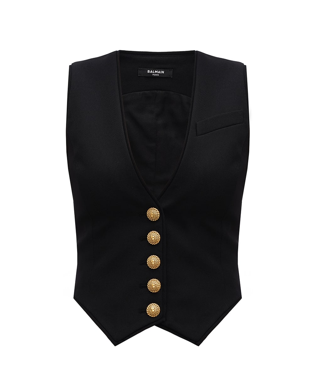Жилет Balmain CF1AG515ME54, черный цвет • Купить в интернет-магазине Kameron