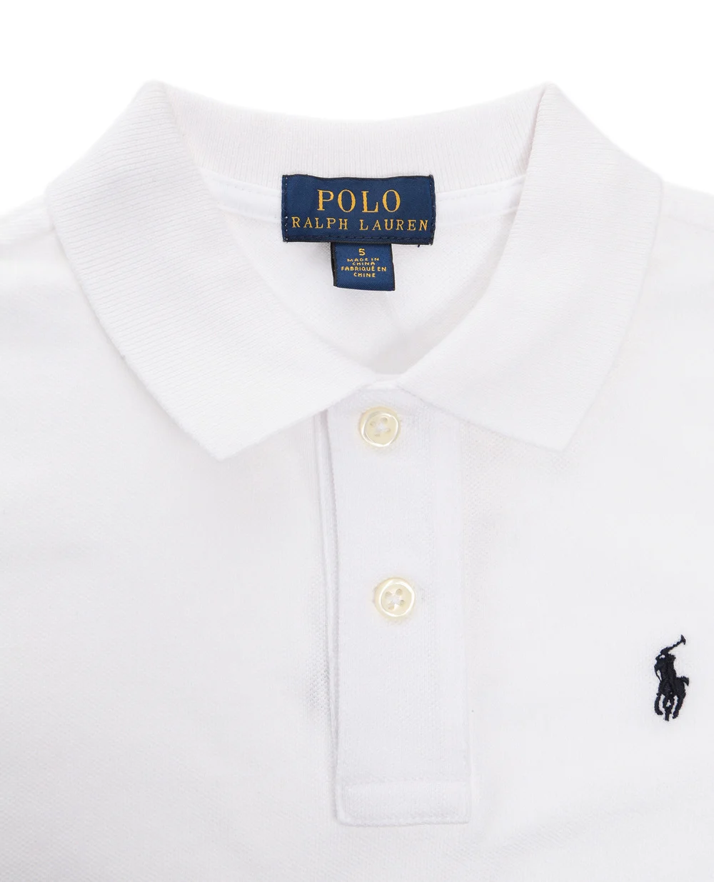 Детское поло Polo Ralph Lauren Kids 323603252004, белый цвет • Купить в интернет-магазине Kameron