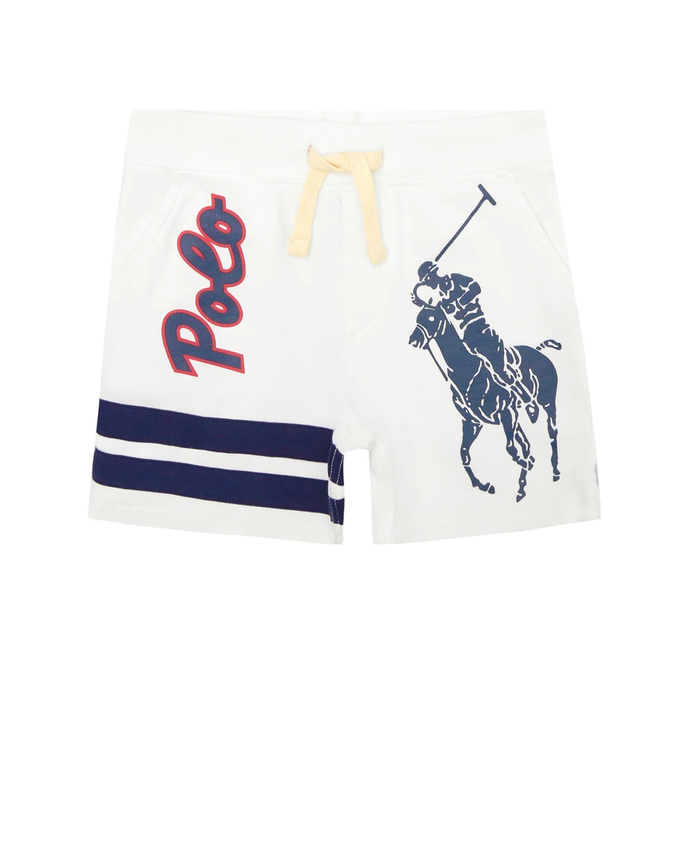 Шорты Polo Ralph Lauren Kids 323786438001, белый цвет • Купить в интернет-магазине Kameron