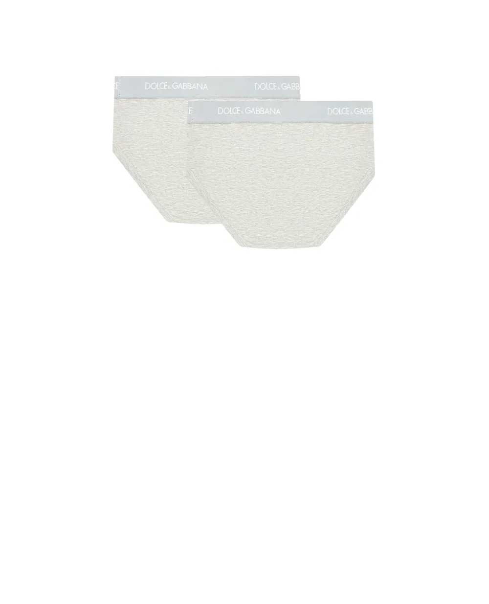Слипы (2 шт) Dolce&Gabbana Kids L4J700-G7OCT, серый цвет • Купить в интернет-магазине Kameron